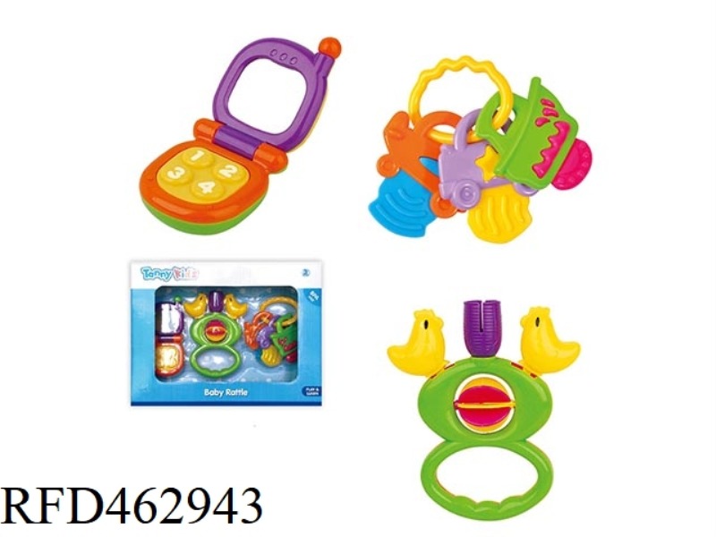 THREE PIECE BABY TOY SET