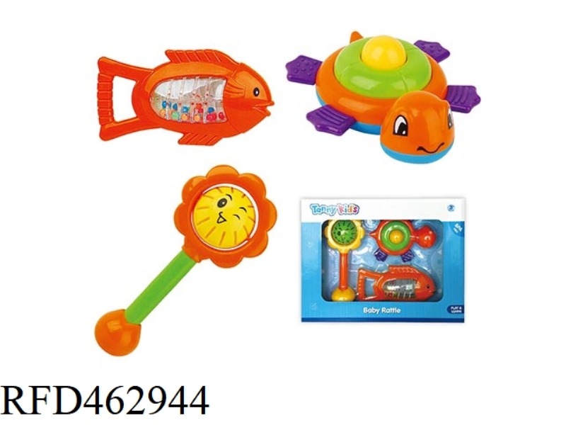 THREE PIECE BABY TOY SET