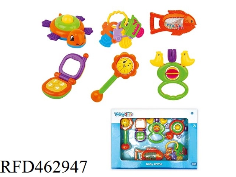 SIX PIECE BABY TOY SET