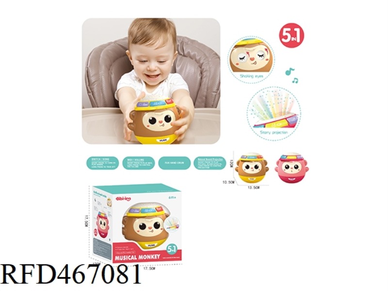 YIQU CUTE MONKEY TUMBLER