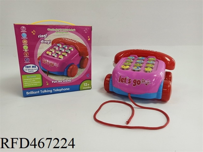 ELECTRIC ENLIGHTENMENT TELEPHONE WITH ROPE LIGHT TONE
HAPPY