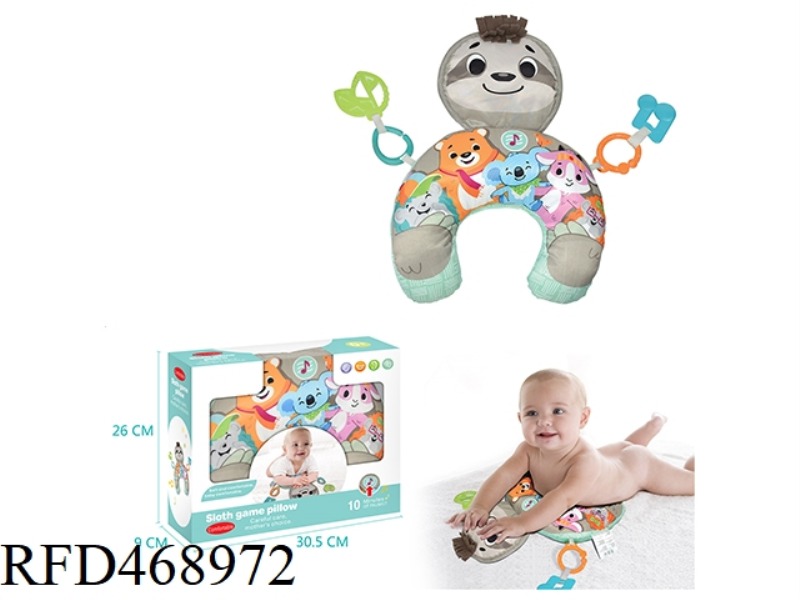BABY SLOTH MUSIC PLAY CUSHION