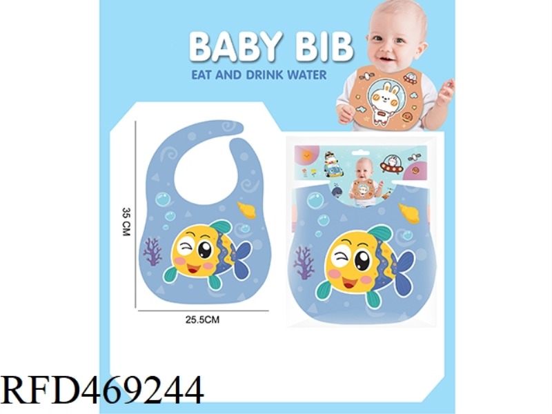 BABY EVA BIB, SALIVA POCKET, RICE POCKET