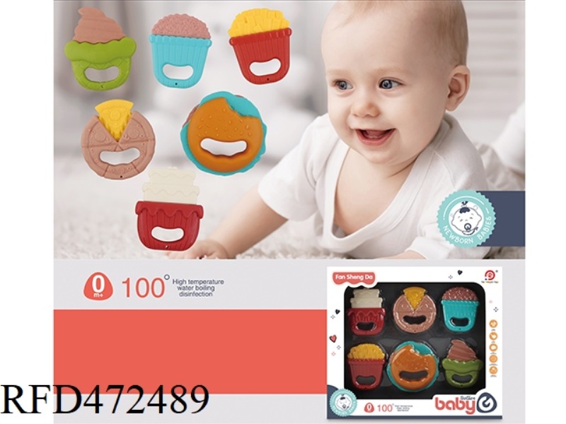 RATTLES (FRENCH FRIES, POPCORN, BURGERS, PIZZA, CAKES, ICE CREAM)