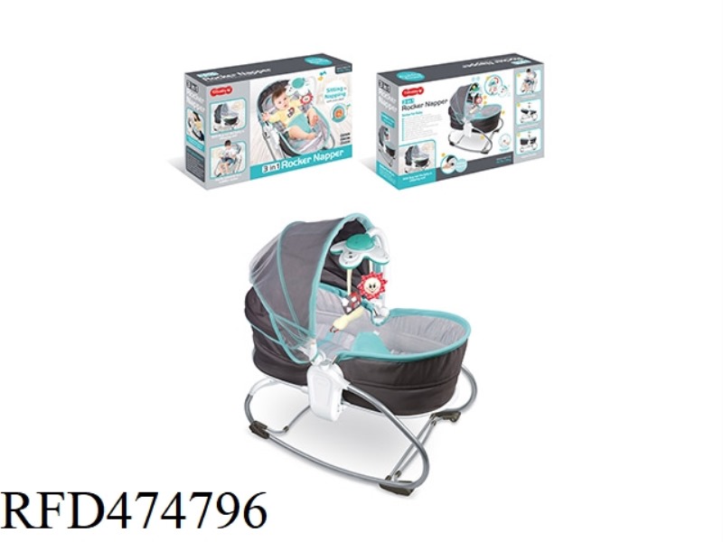 3 IN 1 ELECTRIC BABY SHAKER/WITH MOSQUITO NET + TENT
