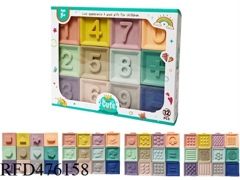 SOFT GLUE 4-SIDED PUZZLE 12 PIECES