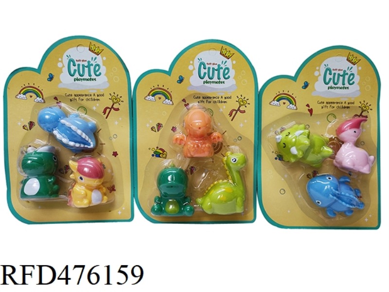 3-PACK BATHROOM SPRINKLER DINOSAURS