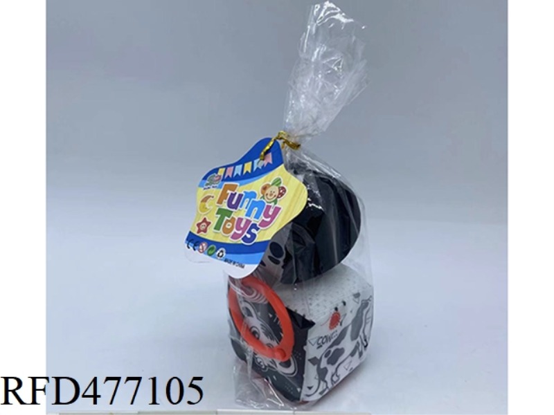 3 INCH EARLY EDUCATION WITH BELL FILLING COTTON DICE BALL CARD HEAD SET