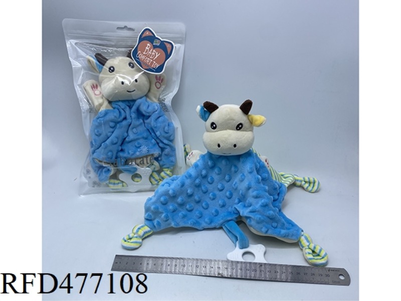 INFANT ENLIGHTENMENT EARLY EDUCATION CARTOON ANIMAL SOOTHING TOWEL HANGING CARD BAG VILLAGE