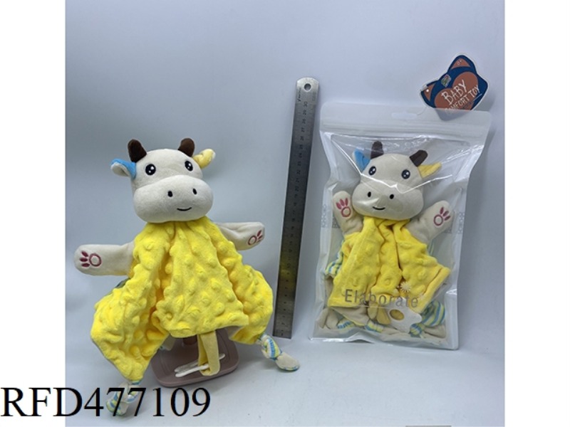 INFANT ENLIGHTENMENT EARLY EDUCATION CARTOON ANIMAL SOOTHING TOWEL HANGING CARD BAG VILLAGE