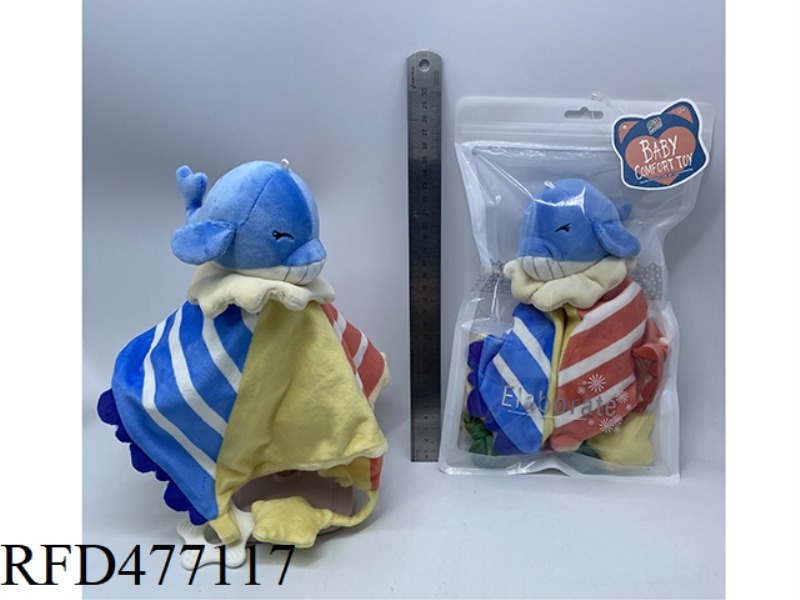 INFANT ENLIGHTENMENT EARLY EDUCATION CARTOON ANIMAL SOOTHING TOWEL HANGING CARD BAG VILLAGE