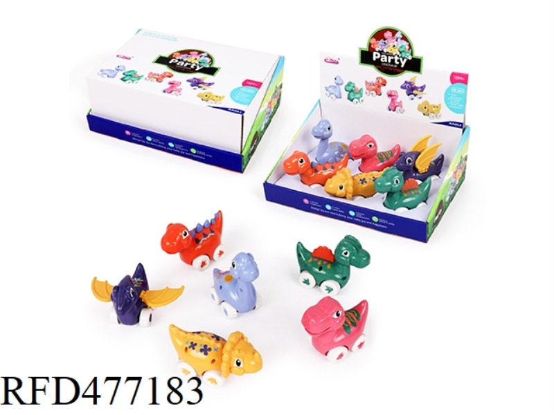 DINOSAUR TEAM (6PCS/DISPLAY BOX)