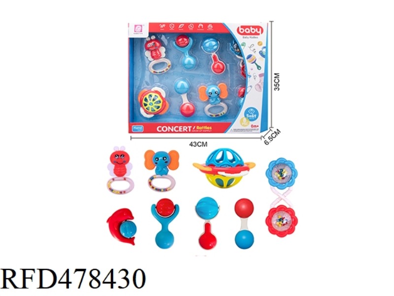 BABY RATTLE 8PCS
