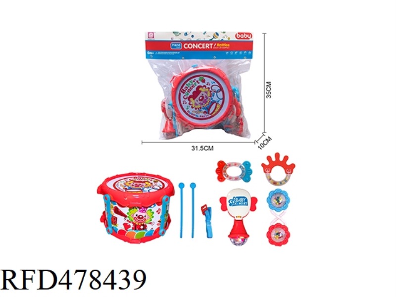 BABY RATTLE 8PCS
