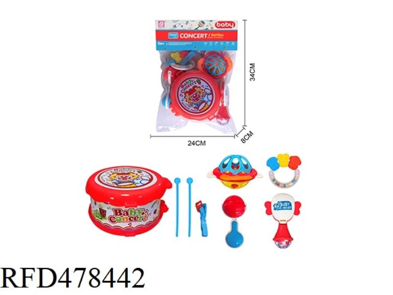 BABY RATTLE 8PCS