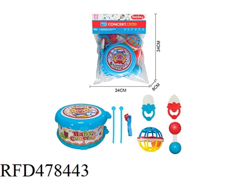BABY RATTLE 8PCS