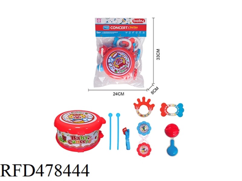 BABY RATTLE 8PCS