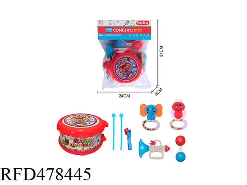 BABY RATTLE 8PCS