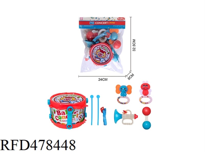 BABY RATTLE 8PCS