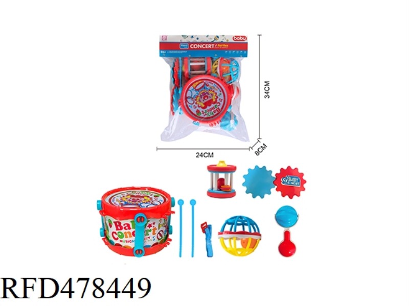 BABY RATTLE 8PCS
