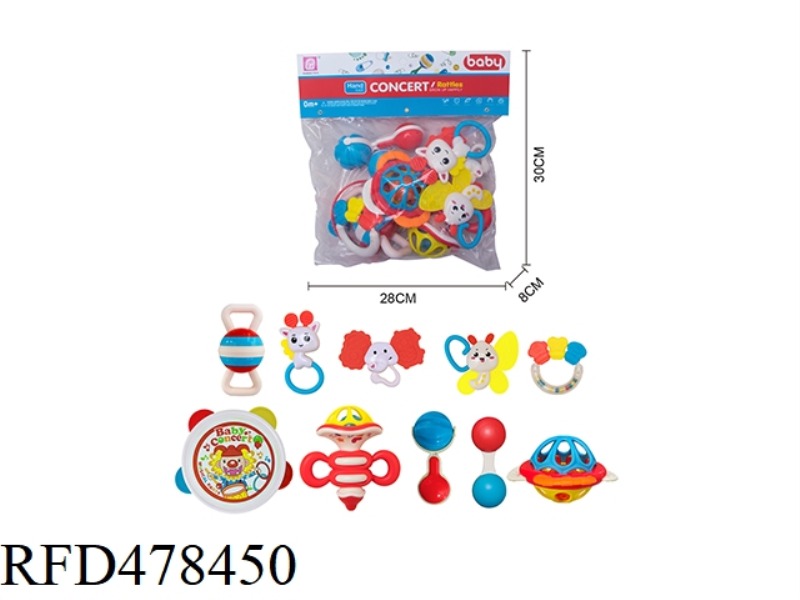 BABY RATTLE 10PCS