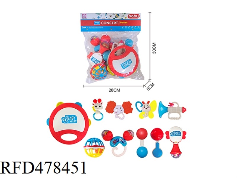 BABY RATTLE 10PCS