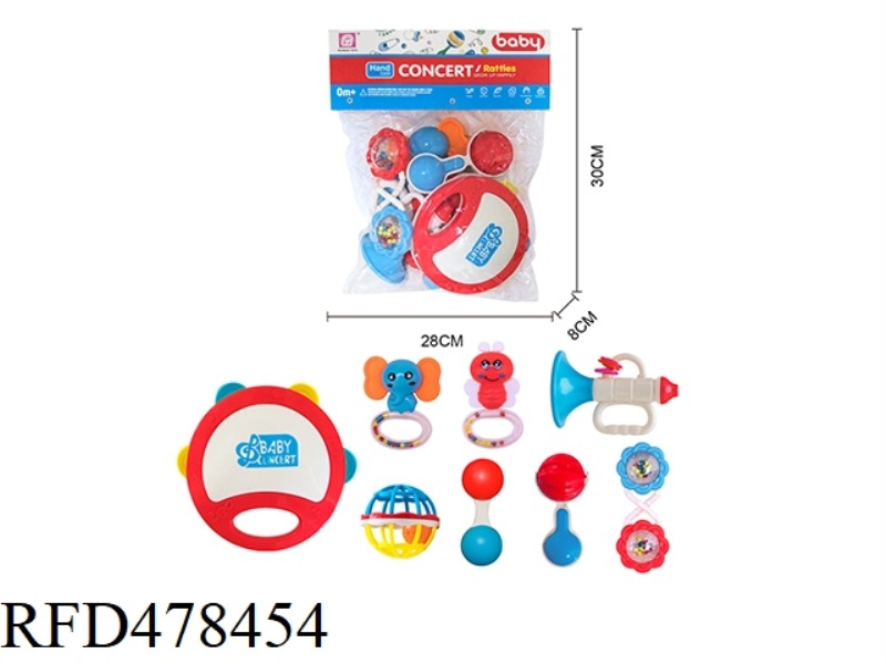 BABY RATTLE 8PCS
