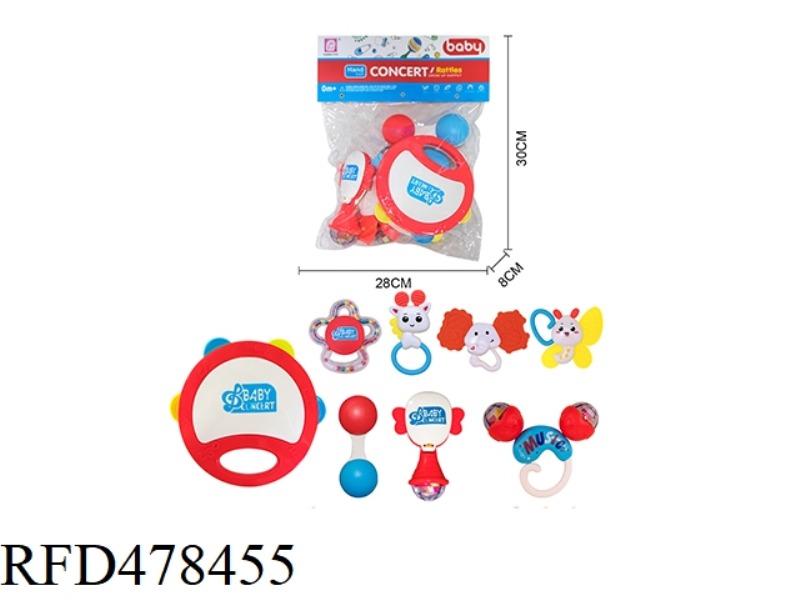 BABY RATTLE 8PCS