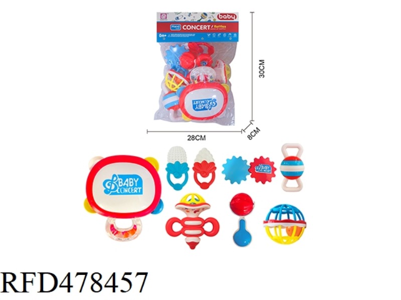 BABY RATTLE 8PCS