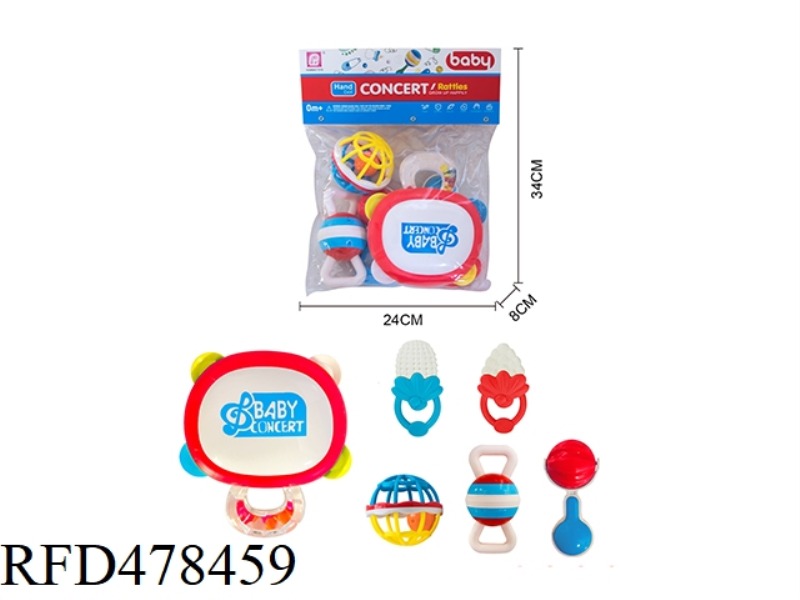 BABY RATTLE 6PCS
