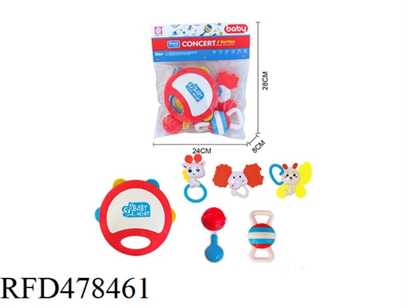 BABY RATTLE 6PCS