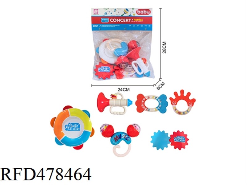BABY RATTLE 6PCS