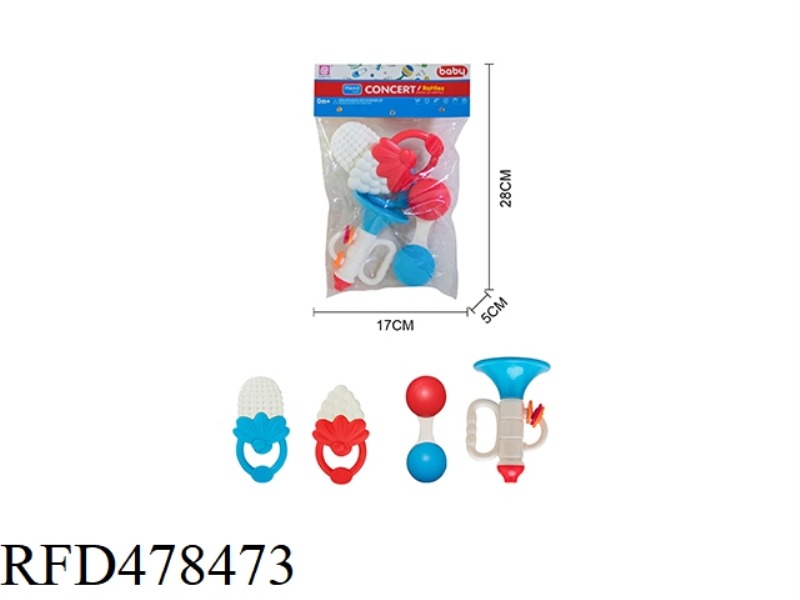 BABY RATTLE 4PCS