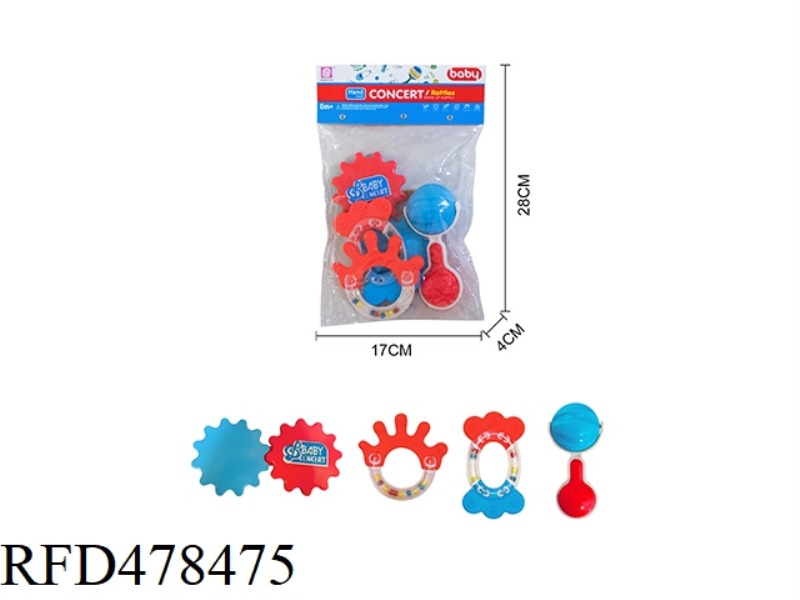 BABY RATTLE 4PCS