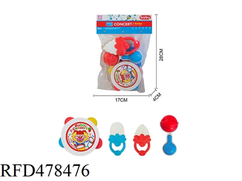 BABY RATTLE 4PCS