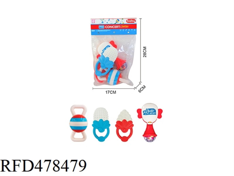 BABY RATTLE 4PCS