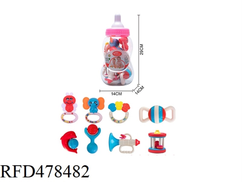 BABY RATTLE 8PCS