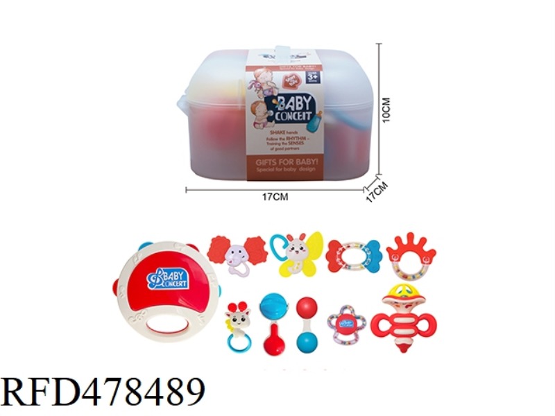 BABY RATTLE 8PCS