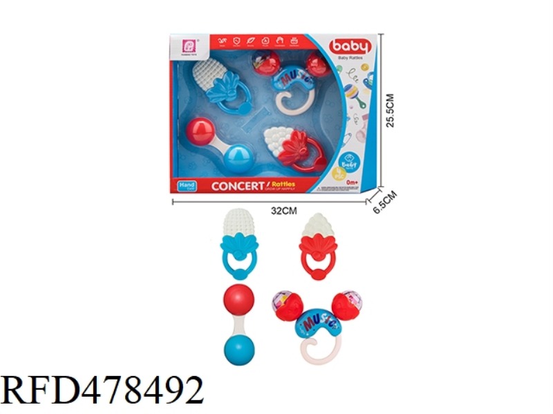 BABY RATTLE 4PCS