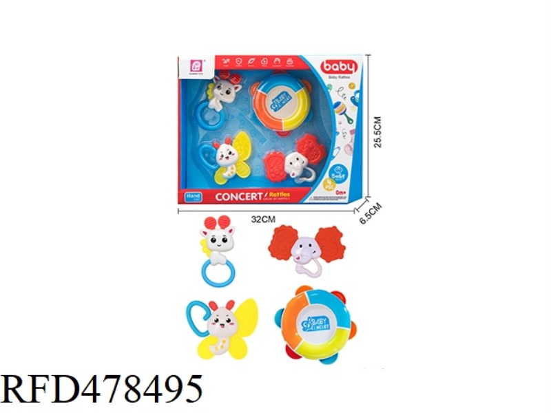 BABY RATTLE 4PCS