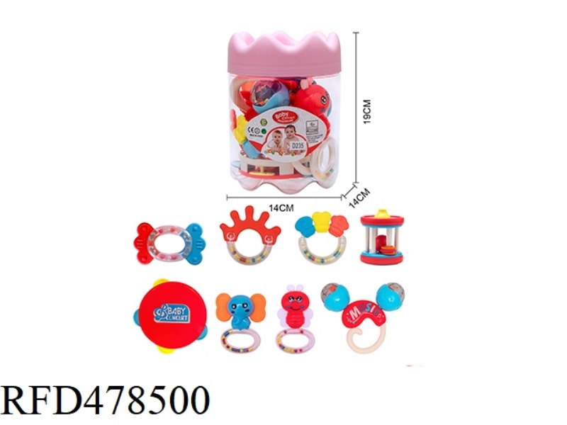 BABY RATTLE 8PCS
