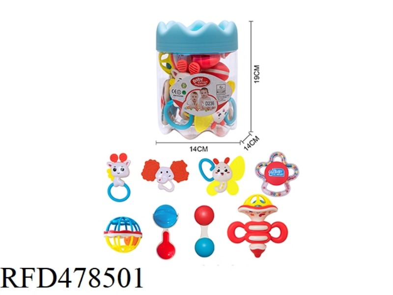 BABY RATTLE 8PCS