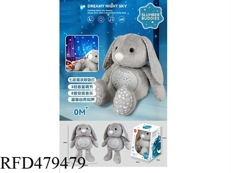RABBIT SOOTHES COLORFUL PROJECTION