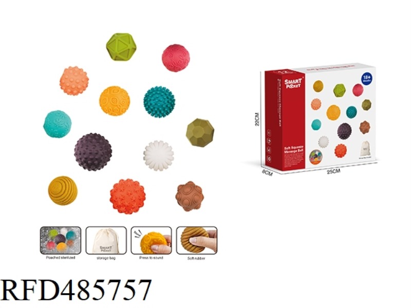 SOFT TOUCH BALL 12PCS