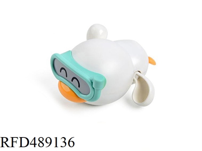 DUCKS ON THE CHAIN (WHITE)