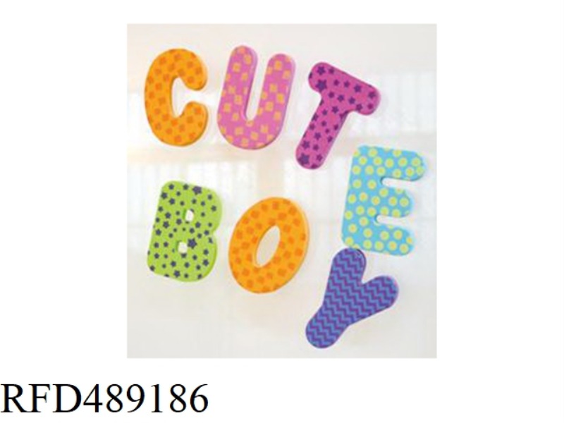 BATHROOM EVA LETTER PASTE (6MM THICK)
