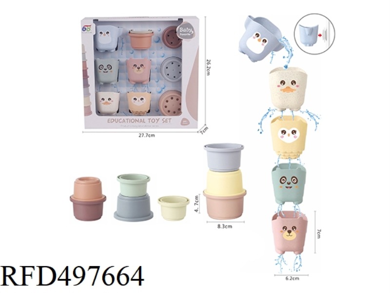BATHROOM CARTOON ANIMAL ORGANIZER CUP