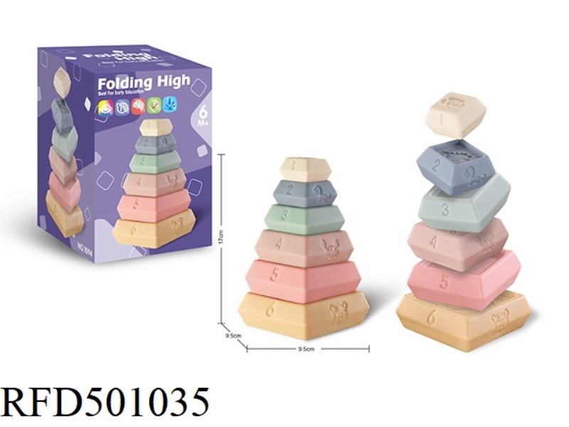 SOFT GLUE QUADRILATERAL STACK STACK HIGH