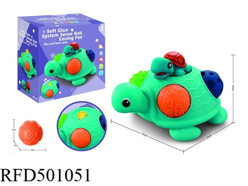 SENSE BALL TURTLE PIGGY BANK