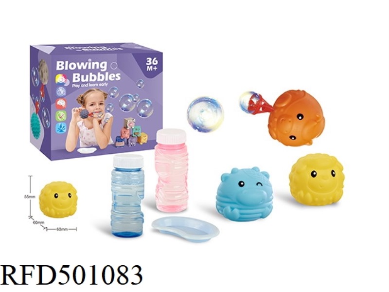 ANIMAL BALLS BLOW BUBBLES